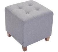 CLP Tabouret pouf Pharao , Gris clair Gris clair G