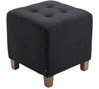 CLP Tabouret pouf Pharao , Noir Noir G