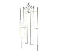 CLP Treillis métallique de 170 cm de Haut Paula, Support Stable pour Plantes grimpantes, clôture pour Treillis de Style campagnard | Couleur Vert Antique