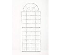 CLP Treillis Viva avec Cadre I Treillis A Montage Murale en Fer I Treillis pour Plantes Grimpantes I Arche A Rosiers I Montage Facile, Couleur:Blanc Antique