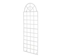 CLP Treillis Viva avec Cadre I Treillis A Montage Murale en Fer I Treillis pour Plantes Grimpantes I Arche A Rosiers I Montage Facile, Couleur:Blanc