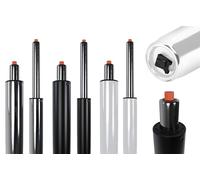 CLP Vérin à gaz pour chaises de Bureau I Gaslift en Différentes Tailles I Amortisseur à gaz de Rechange, Couleur:Blanc, Taille: