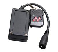 CLPEEN RéCepteur de TéLéCommande XLR Portable 3 Broches pour Machine à Brouillard de FuméE RéCepteur de ContrôLeur de ScèNe DJ BuéE 400W 900
