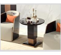Club Table d'appoint Tables Canapé Bois Café Designer Luxe Bois Brillant