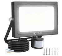 CLY Projecteur LED Détecteur de Mouvement 80W, 7520LM Spot Extérieur, Étanche IP66 Projecteur Exterieur LED, 6500K Blanc Froid Éclairage Exterieure avec Detecteur Pour Cour Garage Patio Jardin