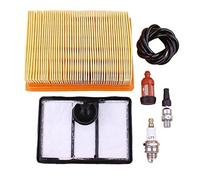 Clynex Ensemble de nettoyage de filtre à air for tronçonneuse à béton | pour STIHL, TS700 TS800 Kit de soupape de décompression de bougie d'allumage de conduite de filtre à carburant