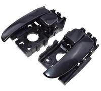 Clynex Poignée de porte intérieure de voiture/couvercle côté | gauche/droit, pour Elantra, 2001-2006 826112D000 826212D000 826102D000 826202D000(BLACK Door Handle Pair)