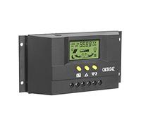 CM3024Z PWM Contrôleur de Solaire Affichage LCD Panneau Solaire Régulateur Intelligent 12V 24V30A Accessoires Professionnels (20A)