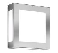 CMD Applique murale d'extérieur Legendo CMD 42 – Acier inoxydable IP44, verre opale, E27