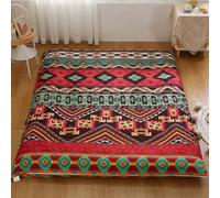 CMHYBS 100% Coton Housse De Matelas pour Japonais Matelas Futon, Taille Réelle Housse De Protection pour Traditionnel Sol Matelas Futon,avec Double Fermeture éclair(Size:150x190cm,Color:h)