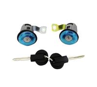 CMJAHU Cylindre de serrure de porte gauche droite avec 2 clés, adapté for C-i-t-r-o-ë-n BERLINGO XSARA PICASSO P-e-u-g-e-o-t PARTNER 9170G3 252522