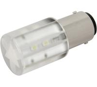 CML 1856035W Voyant de signalisation LED blanc froid BA15d 24 V/DC, 24 V/AC 1400 mcd