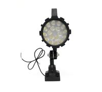 CMMUNGYONE 18W LED Machine Lights 24V Lampe de banc en alliage d'aluminium imperméable pour table de forage de tour CNC Bras court d'éclairage industriel (18, Watts)