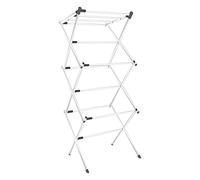 CMP Paris Je Cherche Une IDEE Étendoir Accordéon Extensible 105x74 cm Blanc | Métal, étendoir accordéon extensible, 105x74x37,5 cm, buanderie ou balcon, blanc