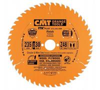 CMT Orange Tools - Lame circulaire 272 235 mm x 2,4 x 30 mm Z48 - Coupe transversale