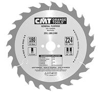 CMT - Lame de scie circulaire 180-20-2,6 (Z-24) Ø 180 mm - Pour coupes transversales et longitudinales dans bois tendre, bois dur et contreplaqué