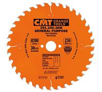 CMT Orange Tools Scie à bois 291.200.36M 200 x 2,8 x 30 Z=36 ATB – coupe universelle