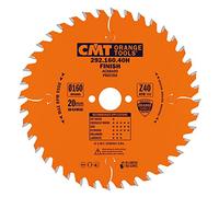 CMT Scie circulaire 160-20-2,2 (Z-40) - Diamètre 160 mm, alésage 20 mm, pour coupes transversales et longitudinales dans le bois