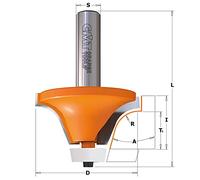 CMT 980.541.11 FRAISE POUR QUART DE ROND AVEC ROULEMENT HW S=12 D=54 A=18° R=12,7