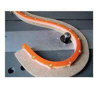 CMT Orange Tools TMP-2000 GABARIT FLEXIBLE POUR LE FRAISAGE COURBE ET EN FORME D'ARCHE 18X18MM L=2000MM