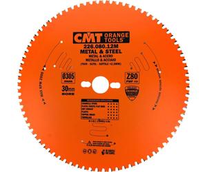 CMT Industrial | Lame de scie pour fer et acier ø 305/30 mm Z 80 HW