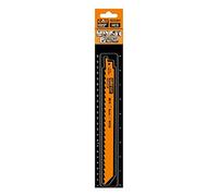 CMT JS1111K-5 5 LAMES DE SCIE SABRE EN HCS POUR BOIS 225X8,5X3TPI