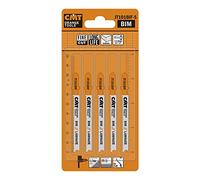 CMT Orange Tools Lames pour scie sauteuse JT101BIF-5 - 5 lames BIM bois droites fines 830x1,7x15TPI