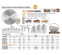 CMT Orange Tools 281.680.10M - Lame Circulaire Chrome avec Denture Trapézoïdale 250X3.2/2.2X30 Z80 5° TCG