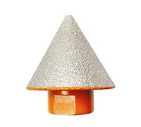 CMT ORANGE TOOLS 552-535CS - FRAISE CONIQUE DP PR.GRÈS/MARBRE S=M14 D=5/35X30 A=65 DR