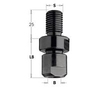 CMT ORANGE TOOLS 796.140.00 - MANDRIN PORTE-FRAISE M14X2 PINCES 6-6.35-8-9.5 (Pinces non incluses.)