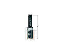 CMT ORANGE TOOLS656.160.11 - FRAISE HW AVC.COUT. À PERCER/AFFLEURER Z2 S=8 D=16X35X80 DR
