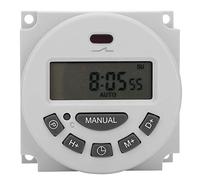 CN101A L701 12 V Interrupteur de Temps numérique, minuterie électronique à microprocesseur LCD, Interrupteur de temporisation programmable avec Sauvegarde par Batterie pour boîtes