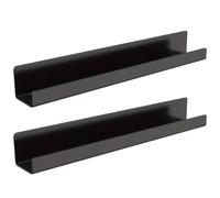 CNAFGBGG Étagère magnétique 2 pièces, étagère à épices magnétique en Acrylique de 17 Pouces, étagères réglables résistantes au Poids pour Tableau Blanc, Armoire de Cuisine à Domicile,