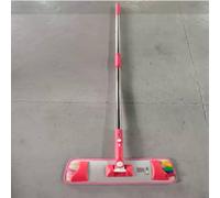 CNANRNANC 1 ensemble de balai à poussière plat en alliage d'aluminium avec plaque coulissante, tête en microfibre superfine, poignée rotative à 360°, prise en main ergonomique, pour le nettoyage et