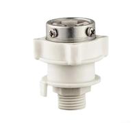 CNANRNANC Adaptateur à baïonnette en acier de 1,27 cm pour entrée de machine à laver, pulvérisateur de lavage de voiture et raccord de tube d'extension de robinet (2)