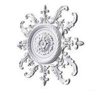 CNANRNANC Base Plafonnier PU 59cm pour décor Faux Plâtre Base Plafonnier(59CM)