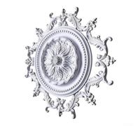 CNANRNANC Base Plafonnier PU 59cm pour décor Faux Plâtre Base Plafonnier(63CM)