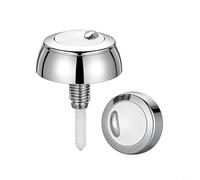 CNANRNANC Bouton de chasse d'eau ABS de rechange pour Siamp pour valves Optima 49, mécanisme poussoir minimaliste moderne (avec couvercle de support)