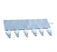 CNANRNANC Cintre Portatif avec Pinces pour Sèche-Linge Compact(Blue)