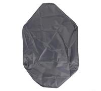 CNANRNANC Housse de protection 420D robuste pour plaque de cuisson de table de 55,9 cm avec capot, étanche et résistante aux intempéries pour barbecue en plein air (gris)