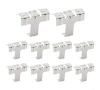 CNANRNANC Lot de 10 clips de drainage de l'eau en acier inoxydable pour panneau solaire pour enlever automatiquement la boue et augmenter la production d'énergie sur les modules PV (35 mm)