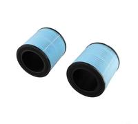 CNANRNANC Lot de 2 éléments filtrants de rechange avec charbon actif et design 4 en 1 pour purificateur d'air Airtok Ap0601, capture la fumée, la poussière et les squames d'animaux pour un air
