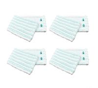 CNANRNANC Lot de 4 housses de rechange pour balai à franges Leifheit pour Profi XL et Cotton Plus, tampons de nettoyage en microfibre 47 x 16 cm pour bois dur, carrelage, sols stratifiés, lavables en