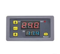 CNANRNANC Module de relais horaire numérique 220 V Programmable Interrupteur de commande avec double affichage LED pour automatisation industrielle