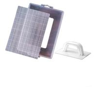 CNANRNANC Outil Pressoir Dessert Grille Double Face Uniforme(C) | Matériau PP sûr, résistant chaleur 120°C, base amovible, nettoyage pour facile, durable