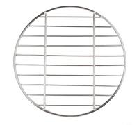 CNANRNANC Revêtement de grille rond en acier inoxydable pour presser, braiser et cuire à la vapeur, structure épaisse, plusieurs tailles 28 cm-38 cm, idéal pour la cuisine (28 cm)