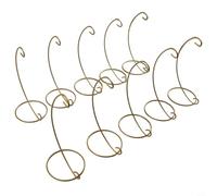 CNANRNANC Support d'ornement de Noël, ornements de boule de verre, support, support de boule, décoration de la maison, pour suspension de plantes, boule de bougie suspendue en métal en forme de L 22,7