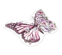 CNANRNANC Tapis de jeu antidérapant pour enfants Motif papillon coloré 20 x 20 cm