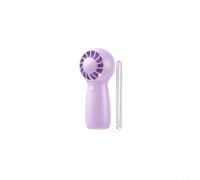 CNANRNANC Ventilateur portable avec refroidisseur de glace actif, rechargeable pour mini ventilateur 2000 mAh, convient pour les voyages, l'extérieur, la maison et le bureau (Violet)