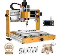 CNC3018 Pro - Kit de fraiseuse CNC - Broche de 500W - Structure entièrement métallique - 3 axes - Fins de course - Arrêt d'urgence - Contrôle GRBL hors ligne